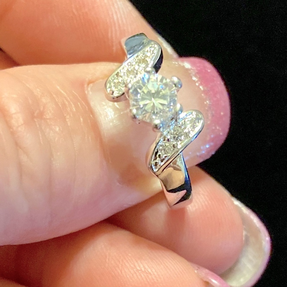 CZ Sterling silver ring